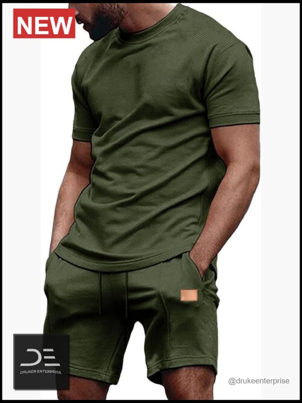 2 Piece Outfit Anti-wrinkle T Shirts and Shorts Summer Beach Workout Lounge Sets